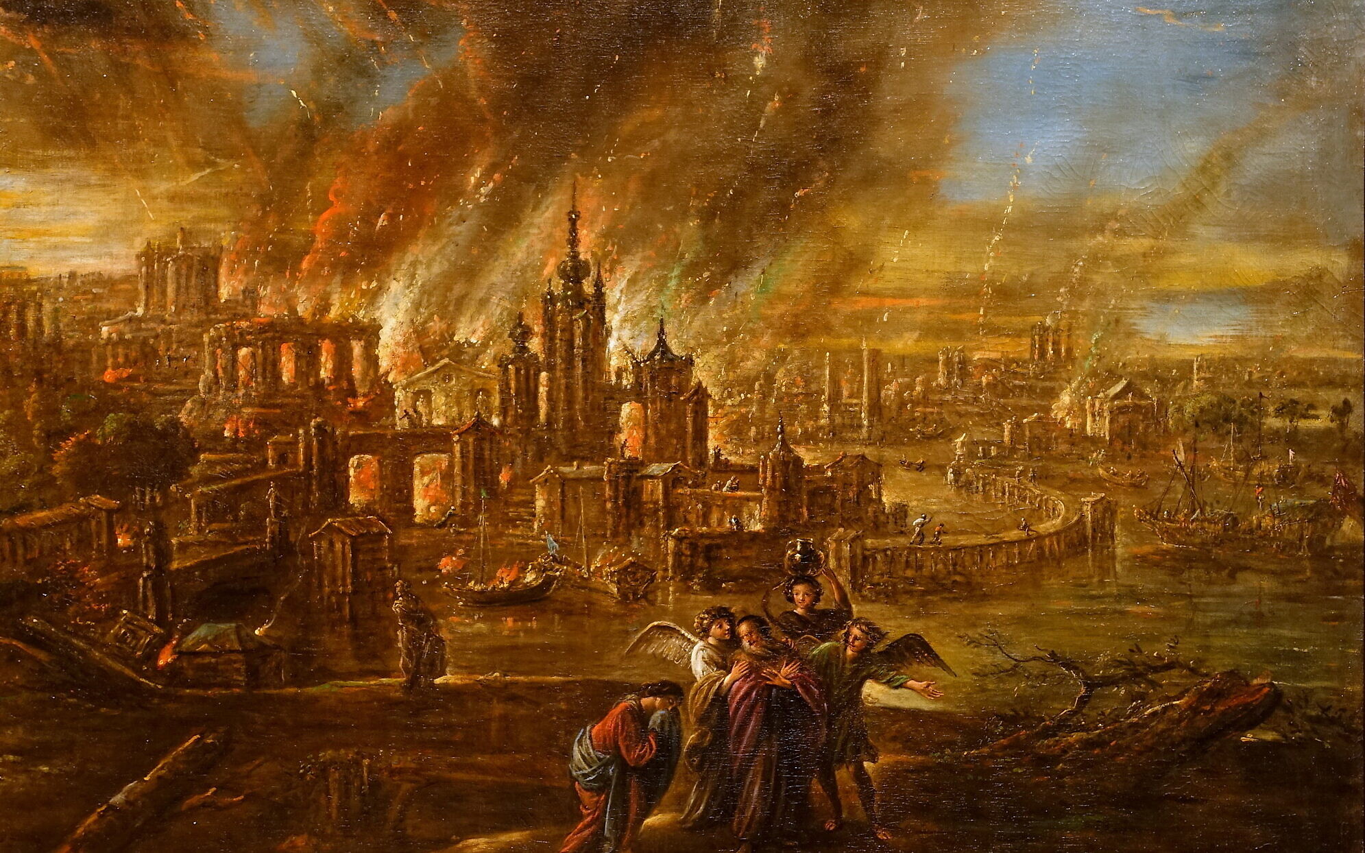 Thành phố cổ đại có thể đã bị phá hủy bởi vụ nổ khí vũ trụ.